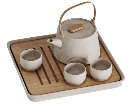 Dish set 9 3D Model