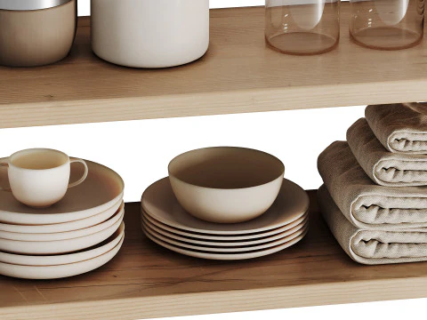 Dish set 9 3D Model