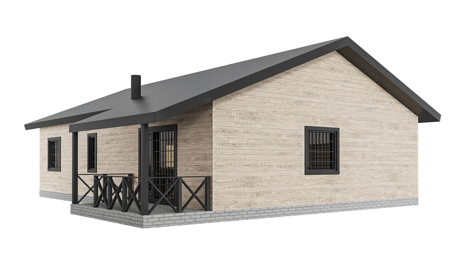 Home Design 28 For Exterior 3D Model .c4d .max .obj .3ds .fbx .stl .blend 