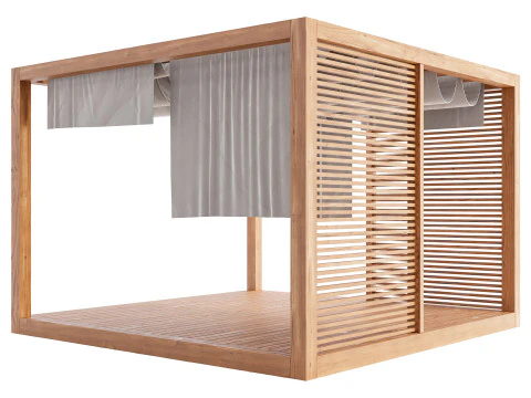 ガーデンラウンジ構造06 3Dモデル