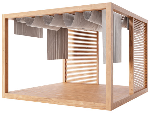 Garden Lounge Structur 06 Modèle 3D