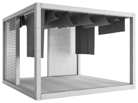 Garden Lounge Structur 06 Modèle 3D