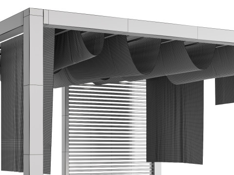 Garden Lounge Structur 06 Modèle 3D