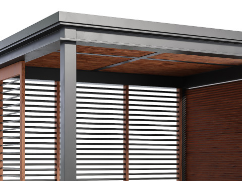 Garden Lounge Structure 3D मॉडल