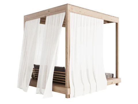 Garden Lounge Structure 02 3D Model