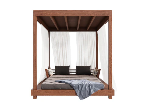 Garden Lounge Structure 02 3D Model