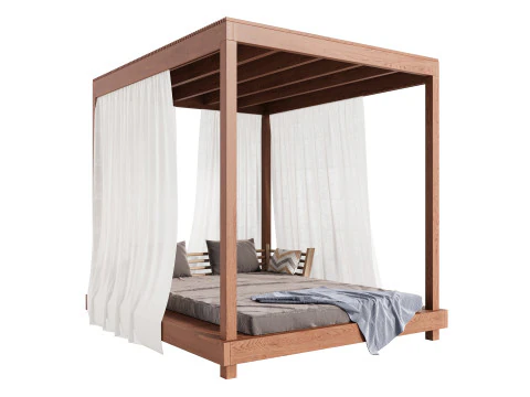 Garden Lounge Structure 02 3D Model