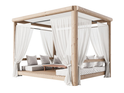 Garden Lounge Structure 03 3D Modell