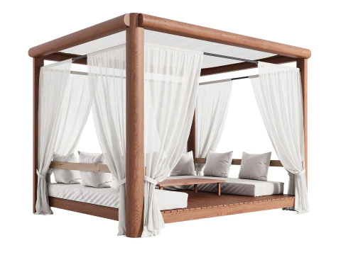 Garden Lounge Structure 03 3D Model