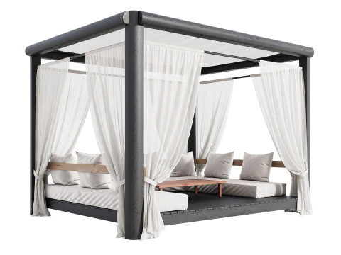 Garden Lounge Structure 03 3D Model