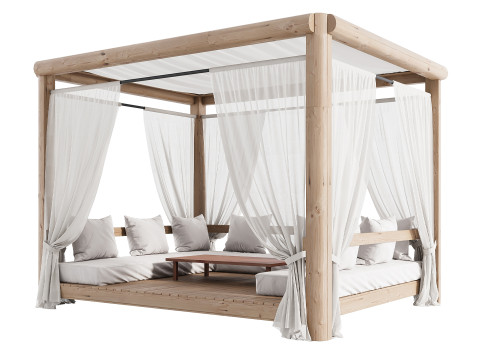 Garden Lounge Structure 03 3D 模型