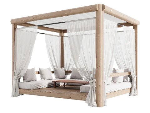 Garden Lounge Structure 03 3D Model