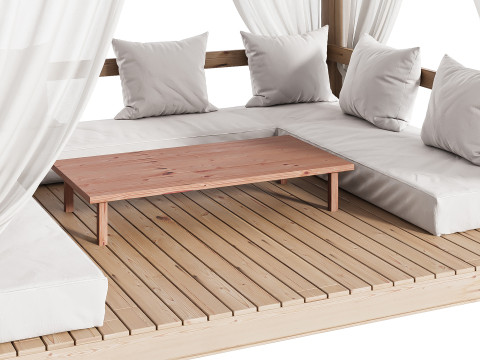 Garden Lounge Structure 03 3D 模型