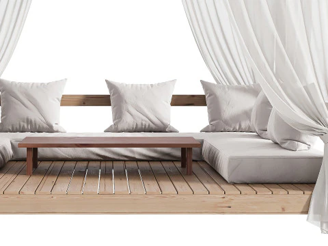 Garden Lounge Structure 03 3D Model