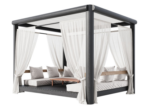 Garden Lounge Structure 03 3D 模型