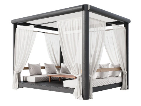 Garden Lounge Structure 03 3D Model