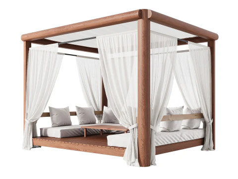 Garden Lounge Structure 03 3D Model