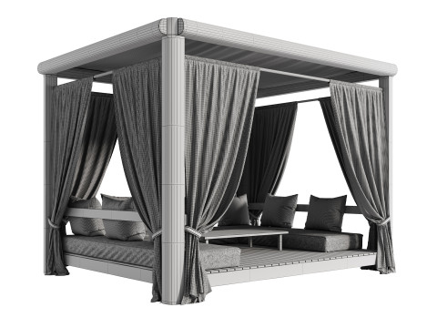 Garden Lounge Structure 03 3D 模型