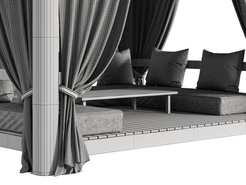 Garden Lounge Structure 03 3D 模型