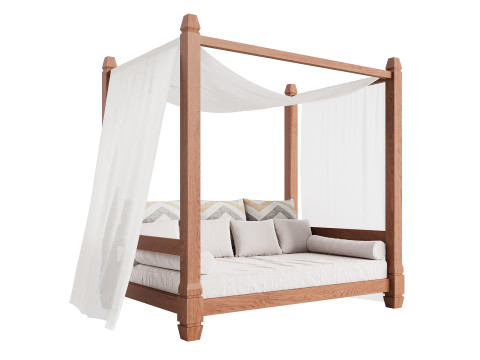 Garden Lounge Structure 04 3D Modell