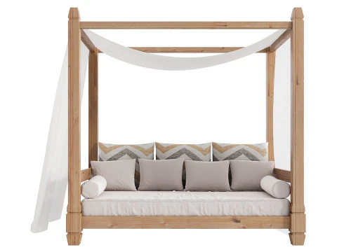 Garden Lounge Structure 04 3D Model