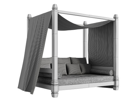 Garden Lounge Structure 04 Modelo 3D