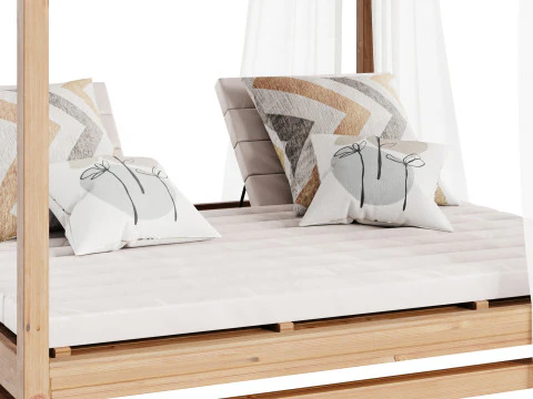 Garden Lounge Structure 05 3D Model