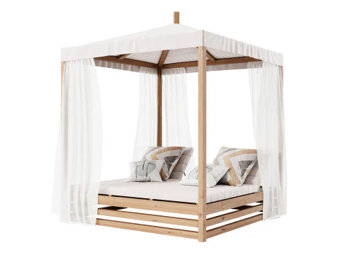 Garden Lounge Structure 05 3D Model