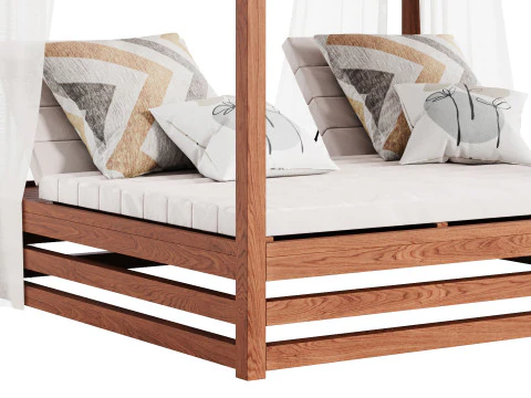 Garden Lounge Structure 05 3D Model