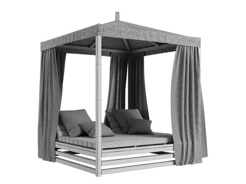 Garden Lounge Structure 05 3D Model