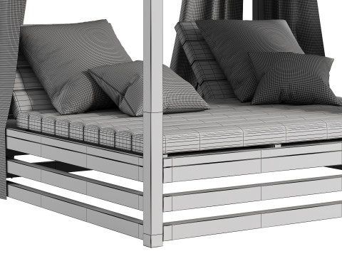 Garden Lounge Structure 05 3D 模型