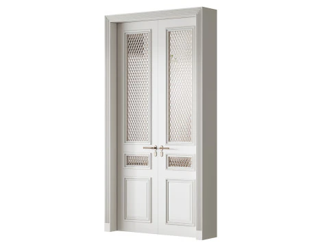 Classic interior door 28 3D Model