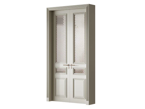 Classic interior door 28 3D Model