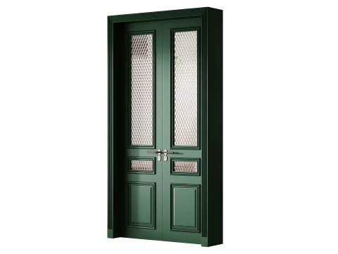 Classic interior door 28 3D Model