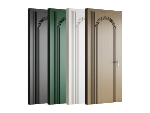 Color Interior Door 27 3D Model