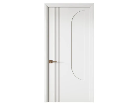 Elegant Modern Flush Door 20 3D Model