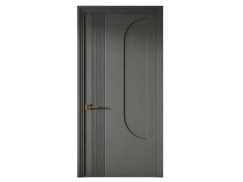 Elegant Modern Flush Door 20 3D Model