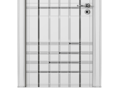 GK 645 Interior Door 3D 模型