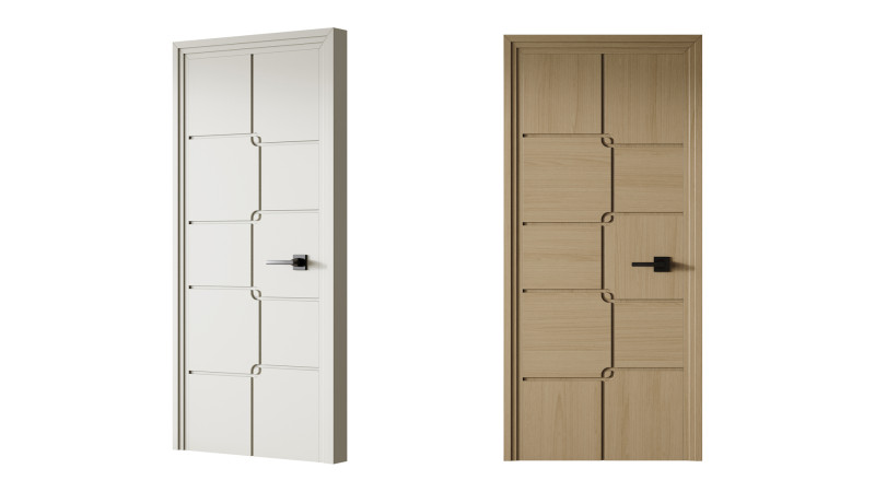 GK 663 Interior Door 23 3D 模型 .c4d .max .obj .3ds .fbx .stl .blend 