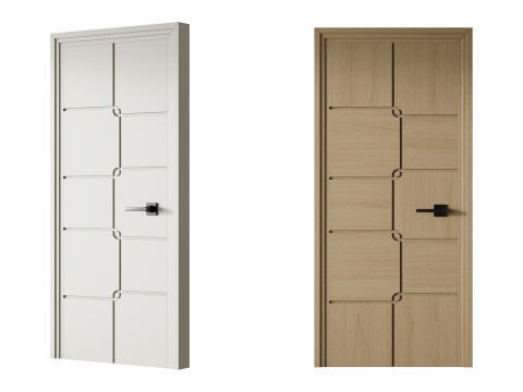 GK 663 Interior Door 23 Model 3D