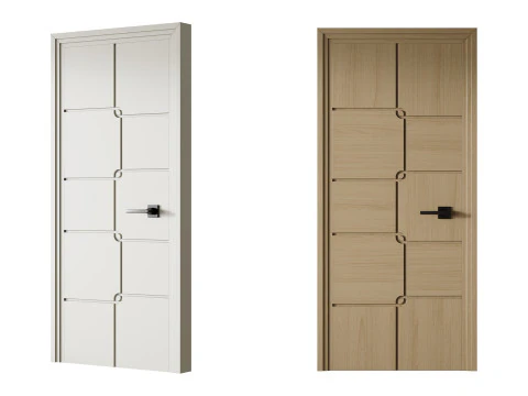 GK 663 室内ドア 23 3Dモデル