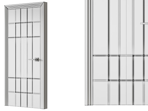 GK 686 Interior Door 22 3D Model