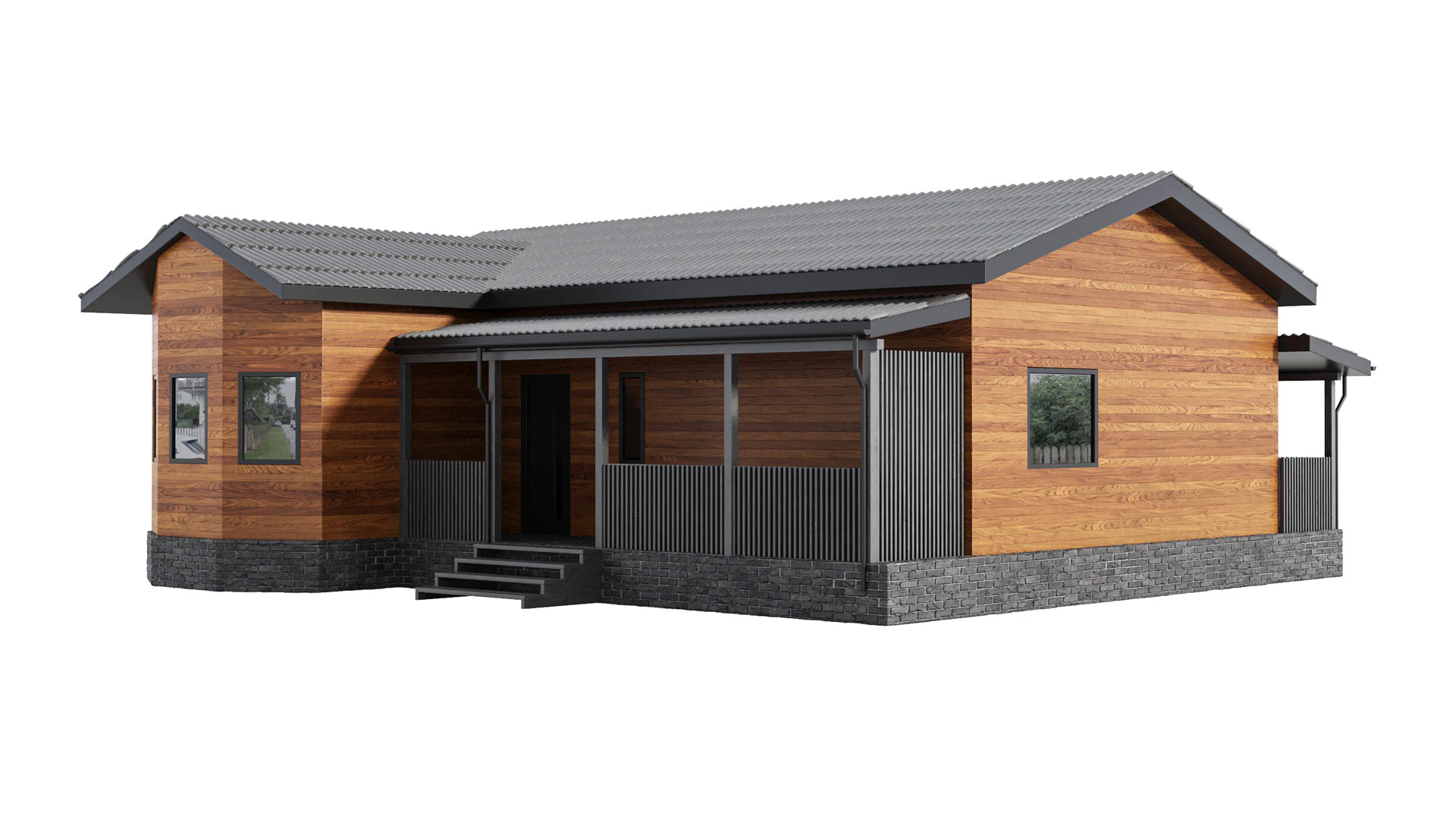 Home Design 13 For Exterior 3D Model .c4d .max .obj .3ds .fbx .stl .blend 