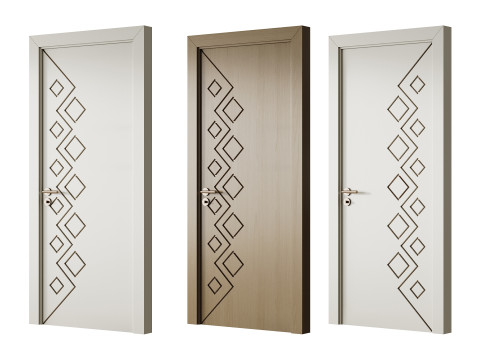 GK 687 Interior Door Modelo 3D