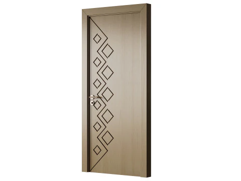 GK 687 Interior Door 3D Model
