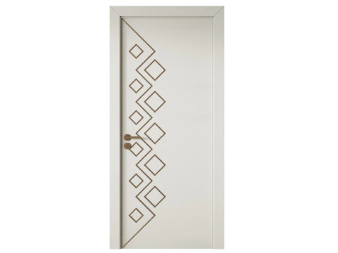 GK 687 Interior Door 3D Model
