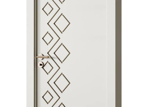 GK 687 Interior Door 3D Model