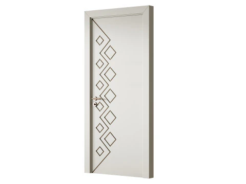 GK 687 Interior Door 3D Model