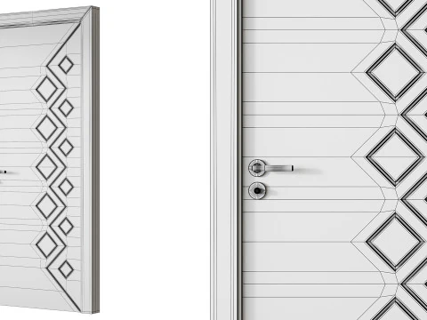 GK 687 Interior Door 3D Model