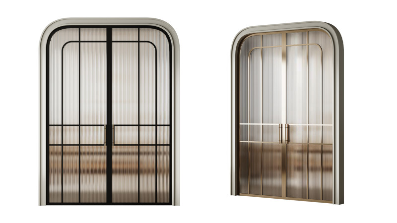 Interior Door 14 3D Model .c4d .max .obj .3ds .fbx .stl .blend